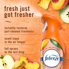 Febreze Air Mist Air Freshener Spray, Juicy Summer Peaches, 8.1oz