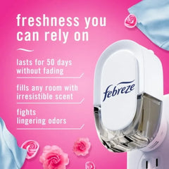 Febreze Downy April Fresh Odor-Eliminating Fade Defy PLUG Air Freshener Oil Refills - 0.87 oz - 2 pk