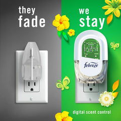 Febreze Plug In Air Freshener, Odor-Fighting Scented Oil Refill, Gain Scent, 2 Refills