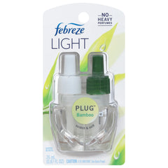 Febreze Light Plug Scented Oil Refill, Bamboo Scent 0.87oz