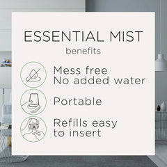 Air Wick Essential Mist Oils Diffuser Air Freshener Refills, Fresh Waters, 5 Count