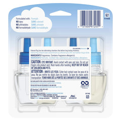 Febreze Plug in Air Fresheners, Heavy Duty Crisp Clean, Odor Eliminator for Strong Odors, Scented Oil Refill (2 Count)