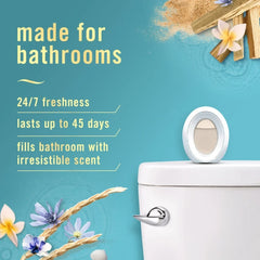 Febreze Bathroom Air Freshener, Small Spaces Odor-Fighting, Warm Ocean Breeze Scent, 1 Count