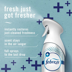 Febreze Air Mist Air Freshener Spray, Heavy Duty Crisp Clean, 8.1oz