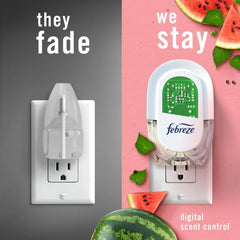 ( 3 Pack ) Febreze Plug In Air Freshener, Odor-Fighting Scented Oil Refill, Watermelon, 1 Refill