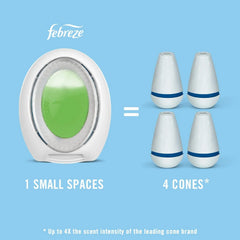 Febreze Small Spaces, Pet Air Freshener Alternative for Home, Fresh Scent, Odor Eliminator for Strong Odor (4 Count)