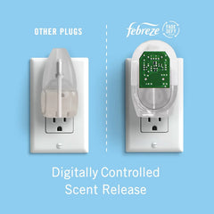 Febreze Plug Air Freshener Scented Oil Refill, Bora Bora Waters, 1 Count