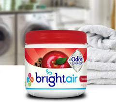 Bright Air Odor Eliminator Air Freshener & Deodorizer Gel Fresh Apples & Spice Scent 14 oz. (900194)