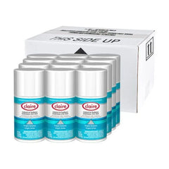 Claire Metered Air Freshener, 7 oz Aerosol Spray, Tropic Breeze, 12/Carton