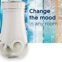 Glade PlugIns Scented Oil 5 Refills, Air Freshener, Aqua Waves, Essential Oil Infused Wall Plug In, 3.35 FL oz, Pack of 5
