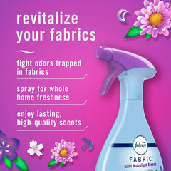 Febreze Fabric Spray Air Freshener, Odor-Fighting, Gain Moonlight Breeze, 23.6 fl oz