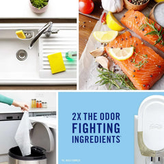 Febreze Kitchen Fade Defy Plug Air Freshener Fresh Lemon Scent - 2pk