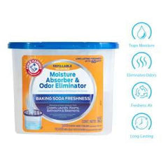 Arm & Hammer Fragrance Free Refillable Moisture Absorber, 14 oz. Tub