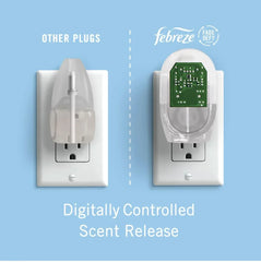 Febreze Plug In Air Fresheners, Mediterranean Lavender, April Downy, Odor Eliminator For Strong Odors 5 Oil Refills