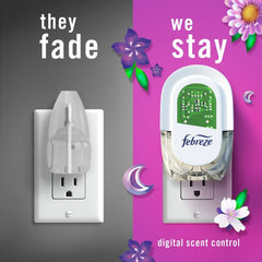 Febreze Plug In Air Freshener, Odor-Fighting Scented Oil Refill, Gain Moonlight Breeze, 2 Refills