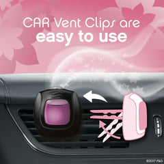 Febreze Car Unstopables Air Freshener Vent Clip, Shimmer, 2 count