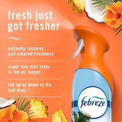 Febreze Air Mist Air Freshener Spray Hawaiian Aloha, 8.1oz, 2 Count
