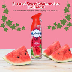 Febreze Air Freshener Spray Sweet Watermelon Vine Scent 8.8Oz 2 Pack Odor Eliminator Spray Room Home