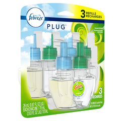 Febreze Plug Air Freshener Scented Oil Refill, Gain Original Scent, 3 count