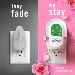 Febreze Plug In Air Freshener Odor-Fighting Scented Oil Refill Romance & Desire Scent 2 ct - 5 Pack