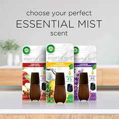 Air Wick Essential Mist Scented Oil Air Freshener Diffuser Refills, Linen and Petals, 3 Count