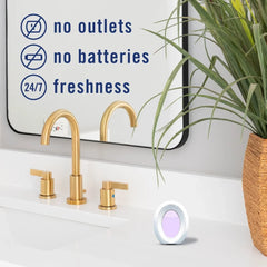 Febreze Bathroom Air Freshener, Odor-Fighting, Lilac, 3 Count
