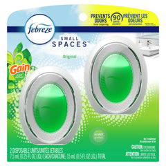 Febreze Small Spaces Air Freshener, Gain Original Scent, 2 Count