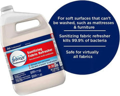 Febreze Professional Sanitizing Fabric Refresher, Bulk Sanitizing Spary for All Fabrics in Hotels, Restaurants and Businesses, Fresh Clean Scent, Ready-to-Use, 1 Gallon