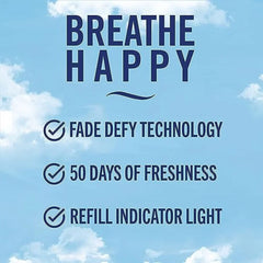 Febreze Plug In Air Fresheners, Downy April Fresh Scent, Odor Eliminator for Strong Odors, 1 Warmer + 2 Oil Refills
