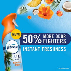 Febreze Air Mist Air Freshener Spray, Downy April Fresh, 8.1oz, 2 Count