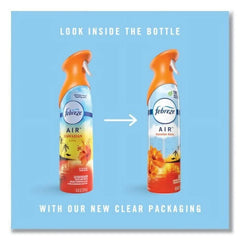 Febreze AIR, Hawaiian Aloha, 8.8 oz Aerosol Spray, 6/Carton, Each