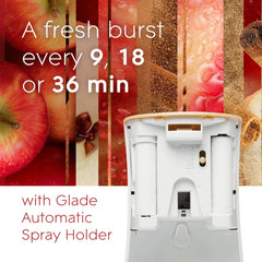 Glade Automatic Spray Refill, Air Freshener, Apple Cinnamon, 6.2 oz