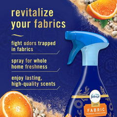 Febreze Auto Fabric Spray Air Freshener for Car, Cyprus Coves 23.6oz