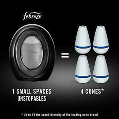 Febreze Small Spaces Unstopables Air Freshener Breeze, .25 fl. oz. Each, Pack of 2