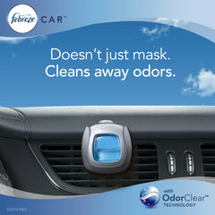 Febreze Car Air Freshener Vent Clip, Bora Bora Waters, 2 Count