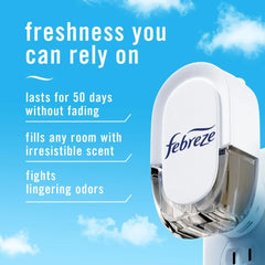 Febreze Plug In Air Freshener, Odor-Fighting Scented Oil Refill, Twilight Lavender Scent, 2 Refills