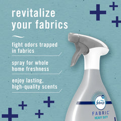 Febreze Fabric Spray Air Freshener, Odor-Fighting, Heavy Duty Crisp Clean, 27 oz