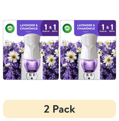 Air Wick Plug-In Scented Oil Air Freshener Warmer Starter Kit, Lavender and Chamomile, 2 Piece