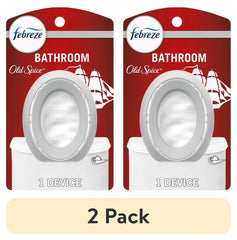 (2 pack) Febreze BATH Air Freshener, Odor-Fighting, Old Spice Scent, 1 Count