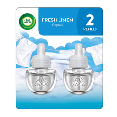 Air Wick Plug-in Scented Oil Refills, Fresh Linen, 2 Count