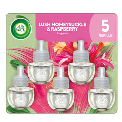 Air Wick Plug-In Scented Oil Air Freshener Warmer Refills, Lavender and Chamomile, 5 Count