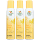 Citrus Magic Odor Eliminating Air Freshener Spray, Tropical Lemon, 3-Ounce, Pack of 3