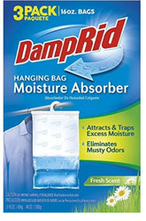 damprid hanging bag, fresh scent 16-ounce, 3-pack