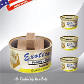 Exotica Car Air Freshener | Spill-proof Can | Organic | For Home & Auto | Long Lasting Freshness | (Pack of 12) (Vanilla)