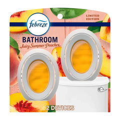 Febreze BATH Air Freshener, Odor-Fighting, Refresh & Energize Scent, 2 Count