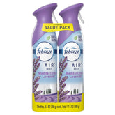 Febreze Air Freshener Spray, Odor-Fighting Room Spray, Mediterranean Lavender, 8.8oz, 2 Count