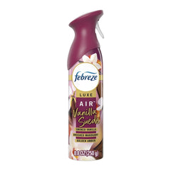 Febreze Air Freshener Spray, Odor-Fighting Room Spray, Vanilla Suede Scent, 8.8oz, 1 Count - 3 Pack