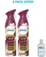 Febreze Air Freshener Spray, Odor-Fighting Room Spray, Vanilla Suede Scent, 8.8oz, 1 Count