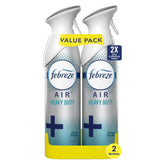 Febreze Air Heavy Duty Odor-Eliminating Spray - Crisp Clean,2 ct (Pack of 1)