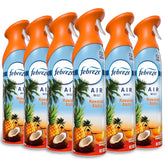 Febreze Air Mist, Air Freshener Spray, Odor Fighting Room Spray, Deodorizer for Home Bathroom Kitchen Office Apartment Dorm Room Classroom, Hawaiian Aloha, 8.1oz, 6ct